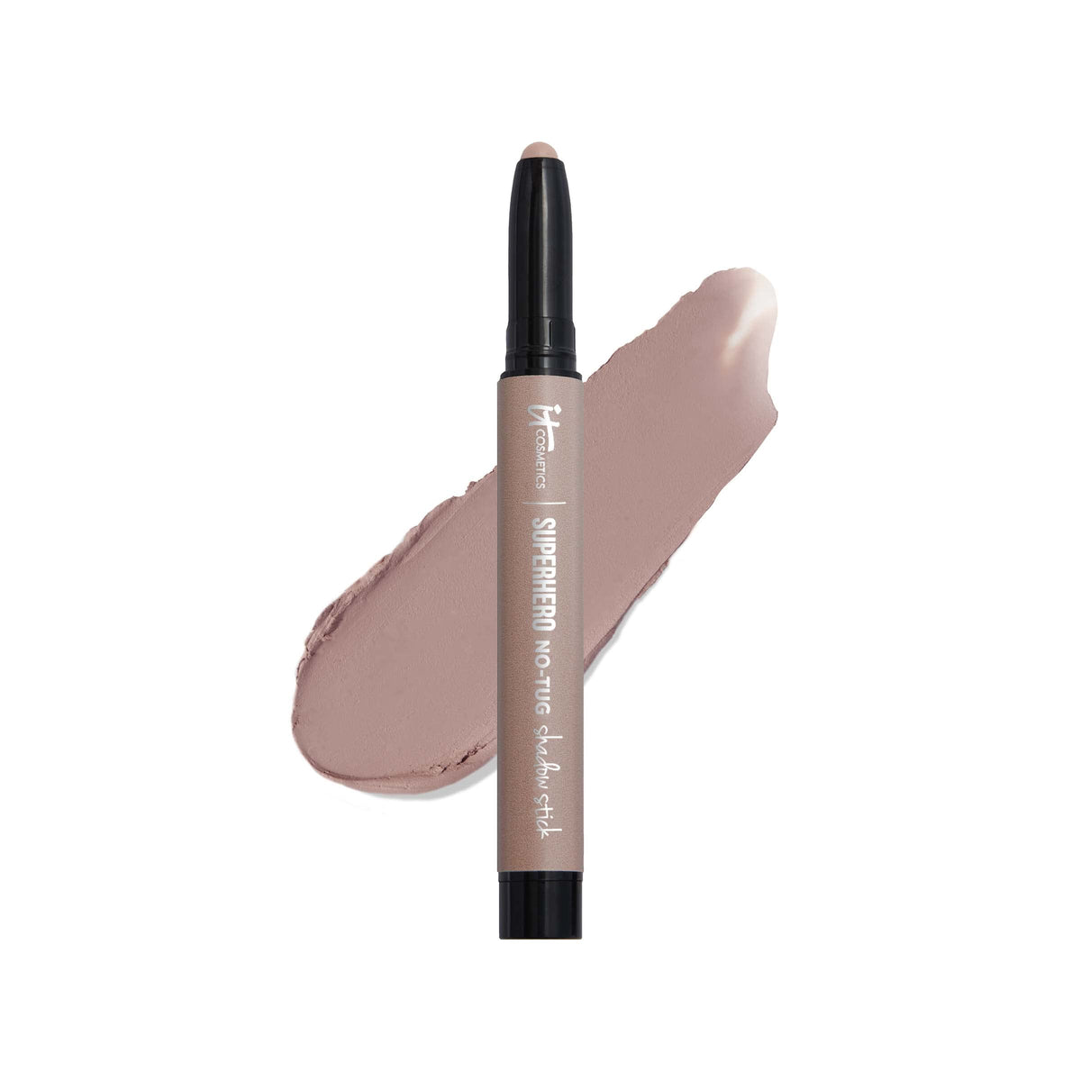 IT Cosmetics Superhero Eyeshadow Stick Matte Taupe front view