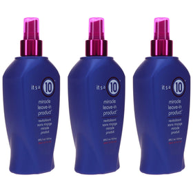 It's a 10 Haircare Miracle Leave-In 10 fl. oz. application scene