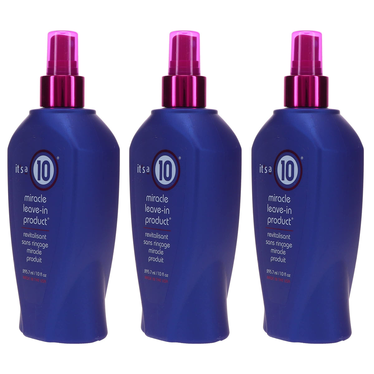 It's a 10 Haircare Miracle Leave-In 10 fl. oz. back view
