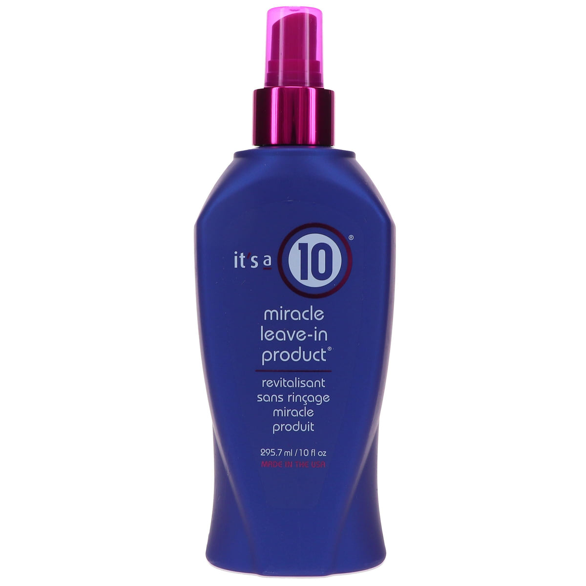 It's a 10 Haircare Miracle Leave-In 10 fl. oz. close-up of bottle