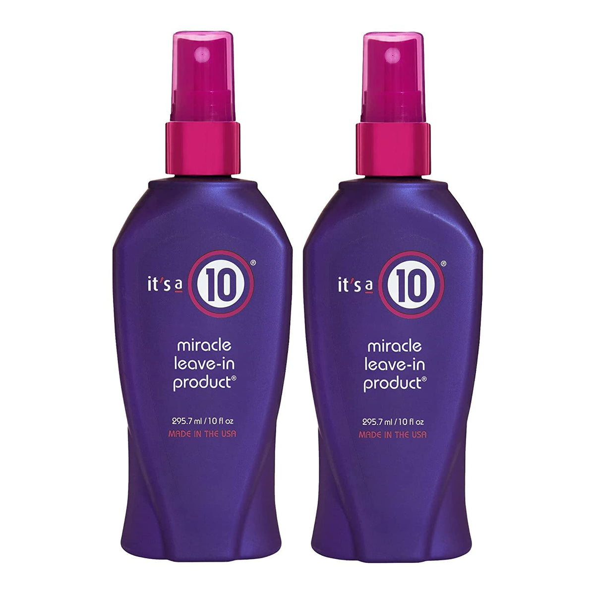 It's a 10 Haircare Miracle Leave-In Conditioner Spray 10 oz front view