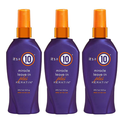 It's a 10 Haircare Miracle Leave-In Conditioner Spray 10 oz front view