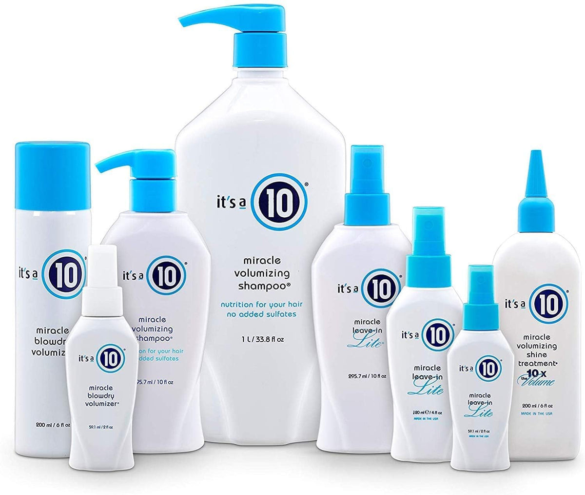 It's a 10 Haircare Miracle Leave-In Lite 2 fl. oz. lifestyle use