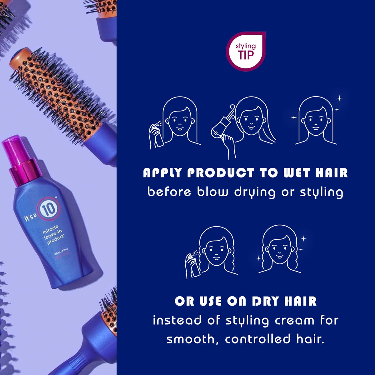 It's a 10 Miracle Leave-In Conditioner 4 oz lifestyle scene