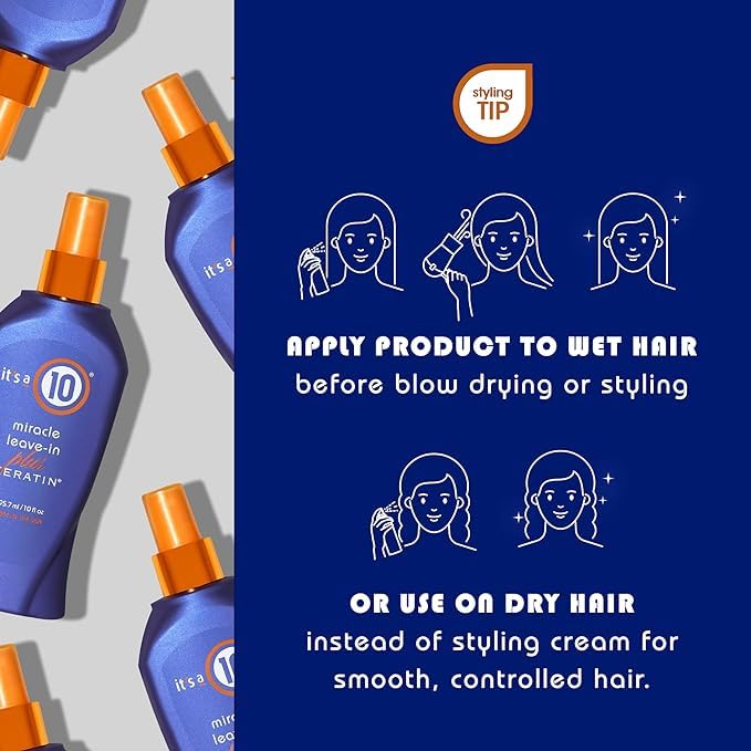 It's a 10 Miracle Leave-In Plus Keratin 10 Oz with spray nozzle