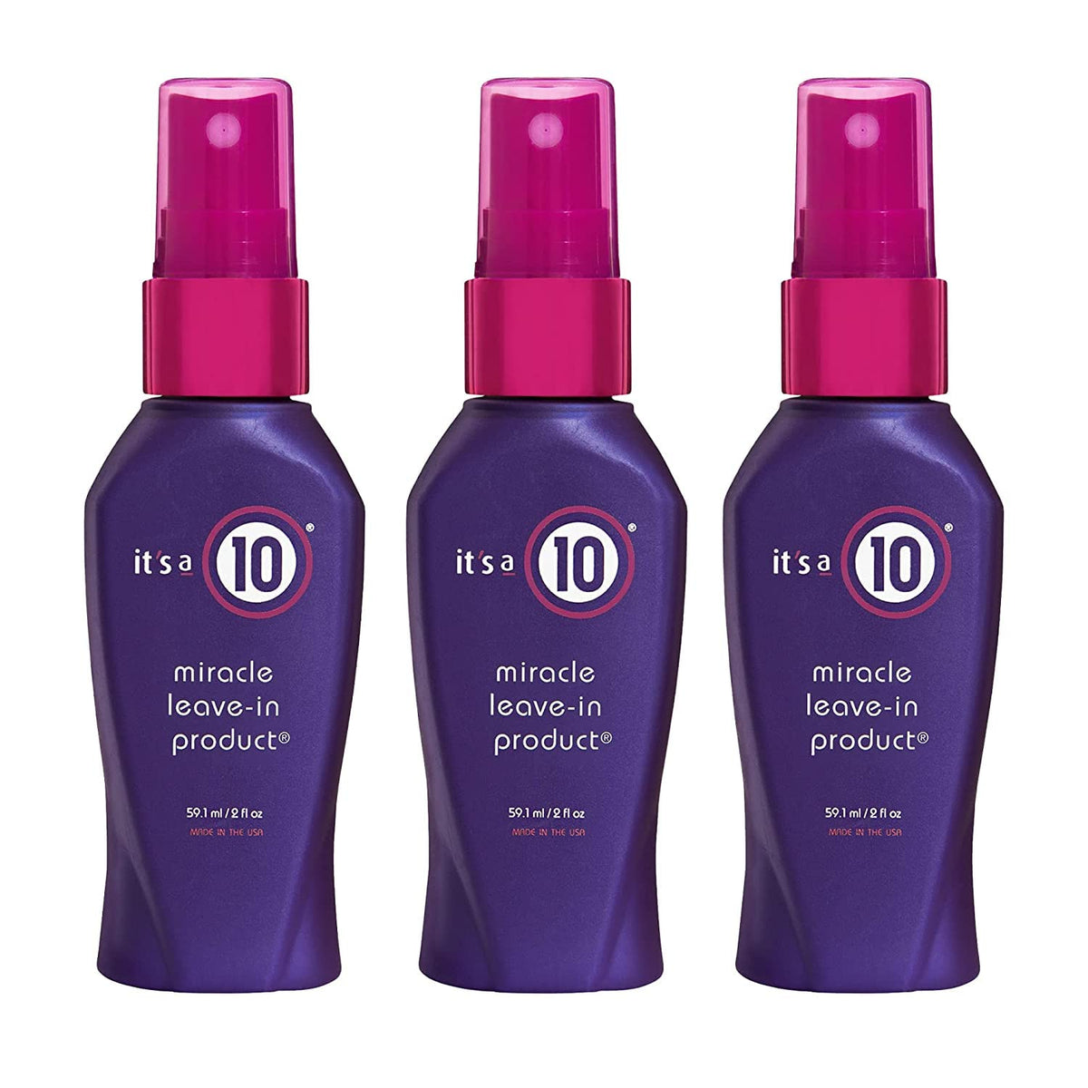 It's a 10 Miracle Leave-In Product 2 Oz - 3 Pack front view