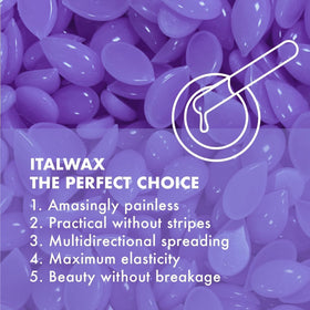 Italwax Hard Wax Beads in a professional waxing setup