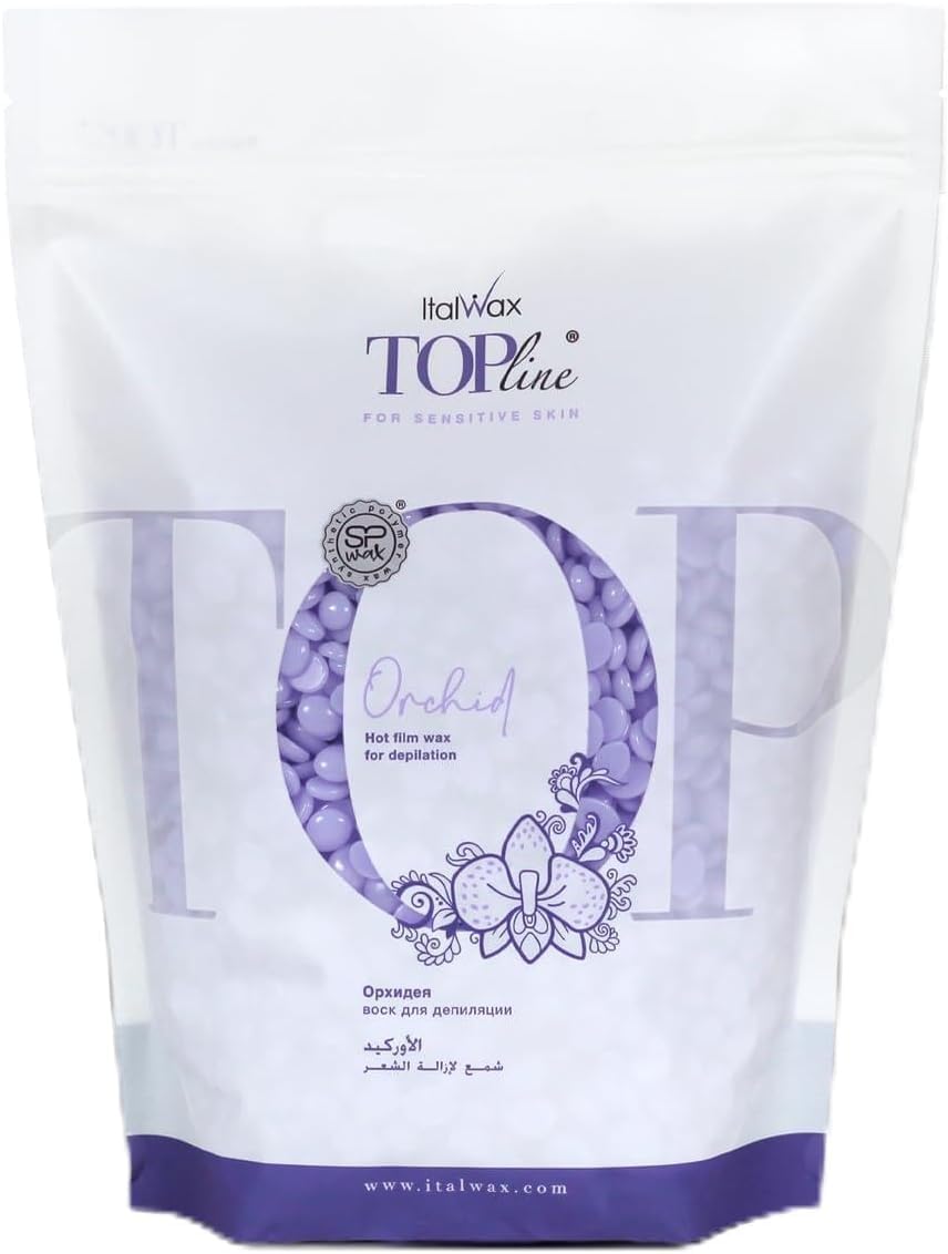 Italwax Top Line Orchid Hard Wax Beads 1.65 lb front view