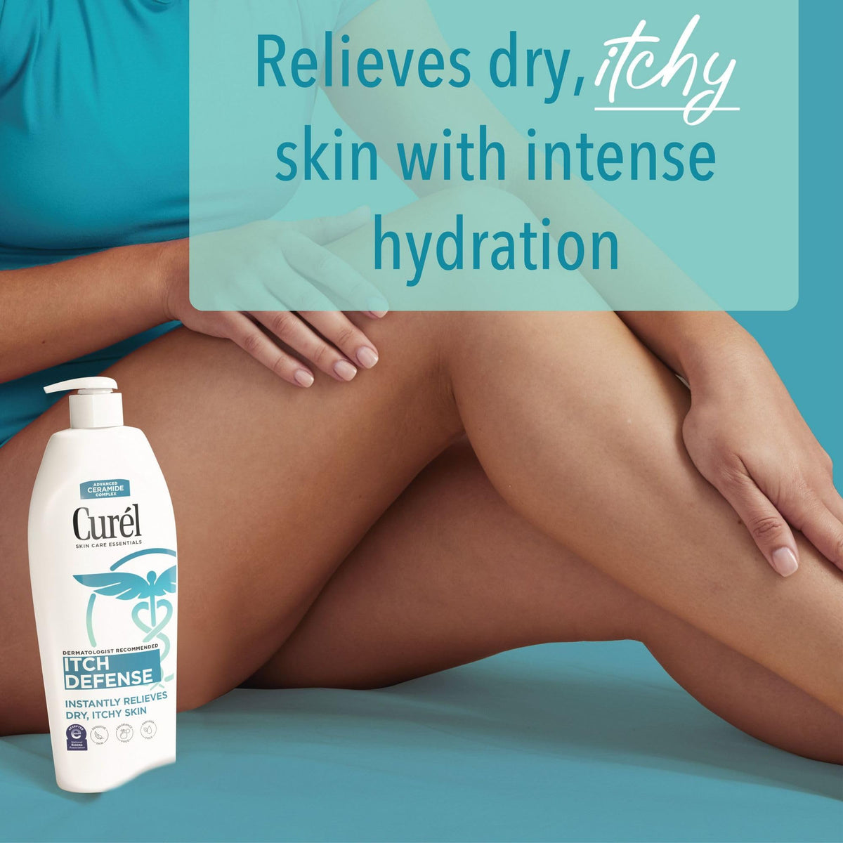 Itch Defense Calming Body Lotion packaging back view