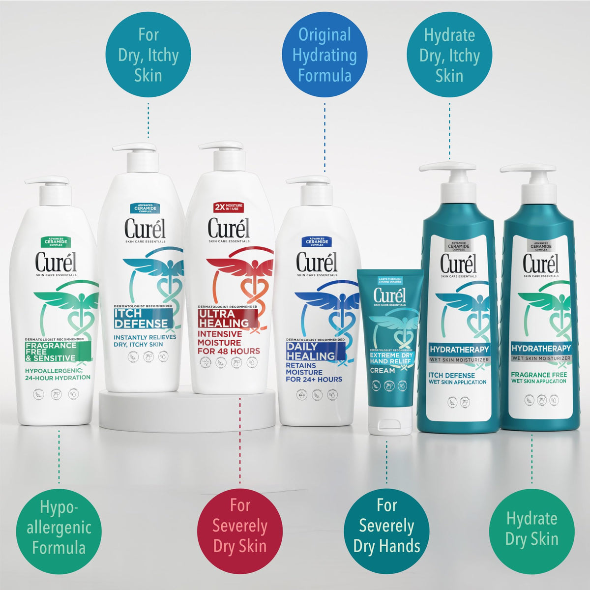 Itch Defense lotion bottle side view