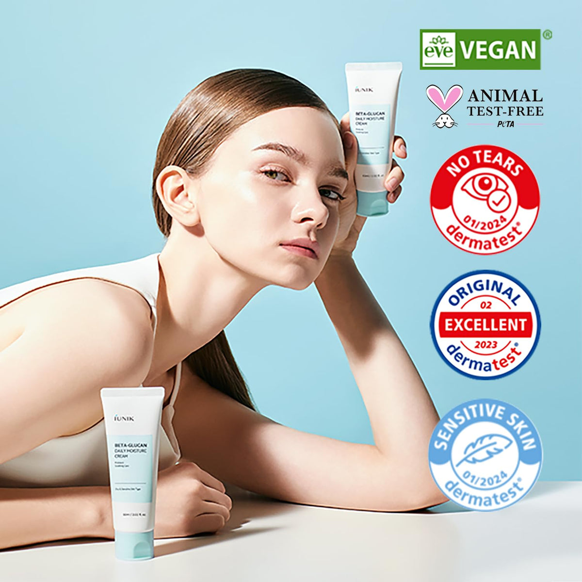 IUNIK Beta-Glucan Daily Moisture Cream ingredients list