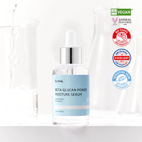 IUNIK Beta-Glucan Power Moisture Serum in a skincare routine