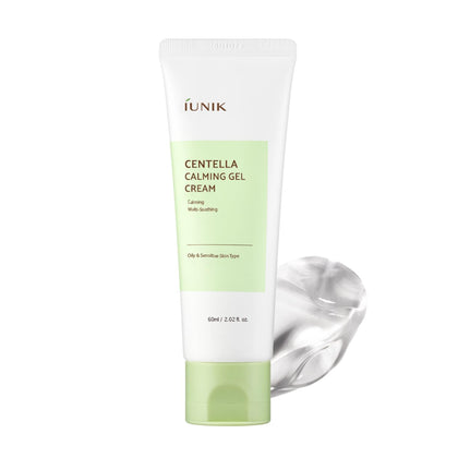 IUNIK Centella Calming Gel Cream front view with packaging