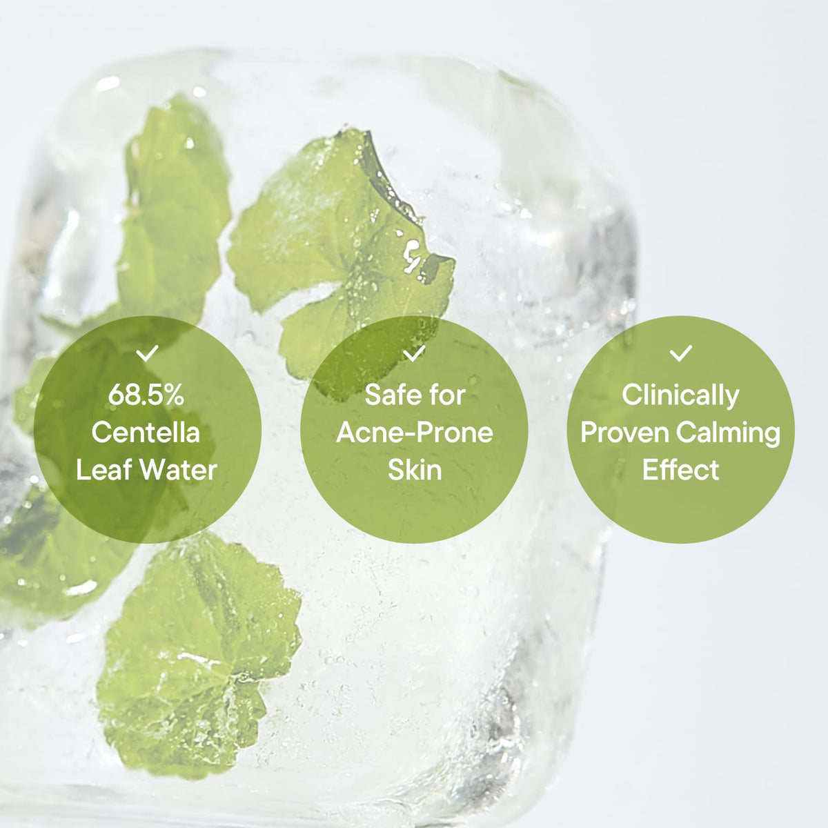 IUNIK Centella Calming Gel Cream texture close-up