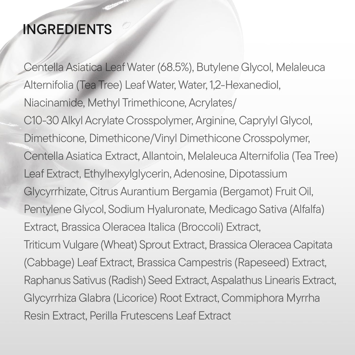 IUNIK Centella Calming Gel Cream with sprout extracts