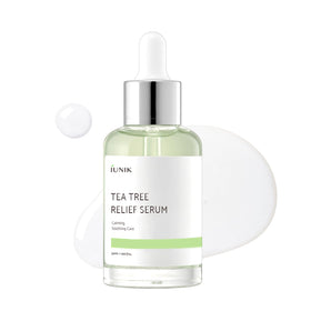 IUNIK Tea Tree Relief Serum front view with label