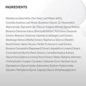 IUNIK Tea Tree Relief Serum packaging details