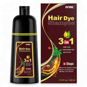 Ivnil Chestnut Brown Hair Dye Shampoo front view