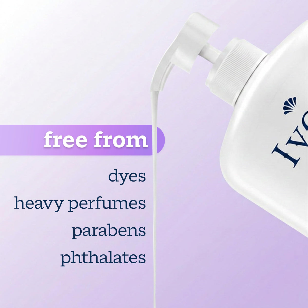 Ivory Body Wash 35 oz bottle on bathroom shelf