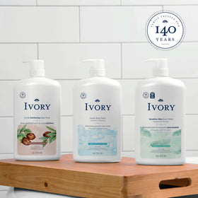 Ivory Body Wash back label details