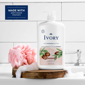 Ivory Body Wash in shower setting