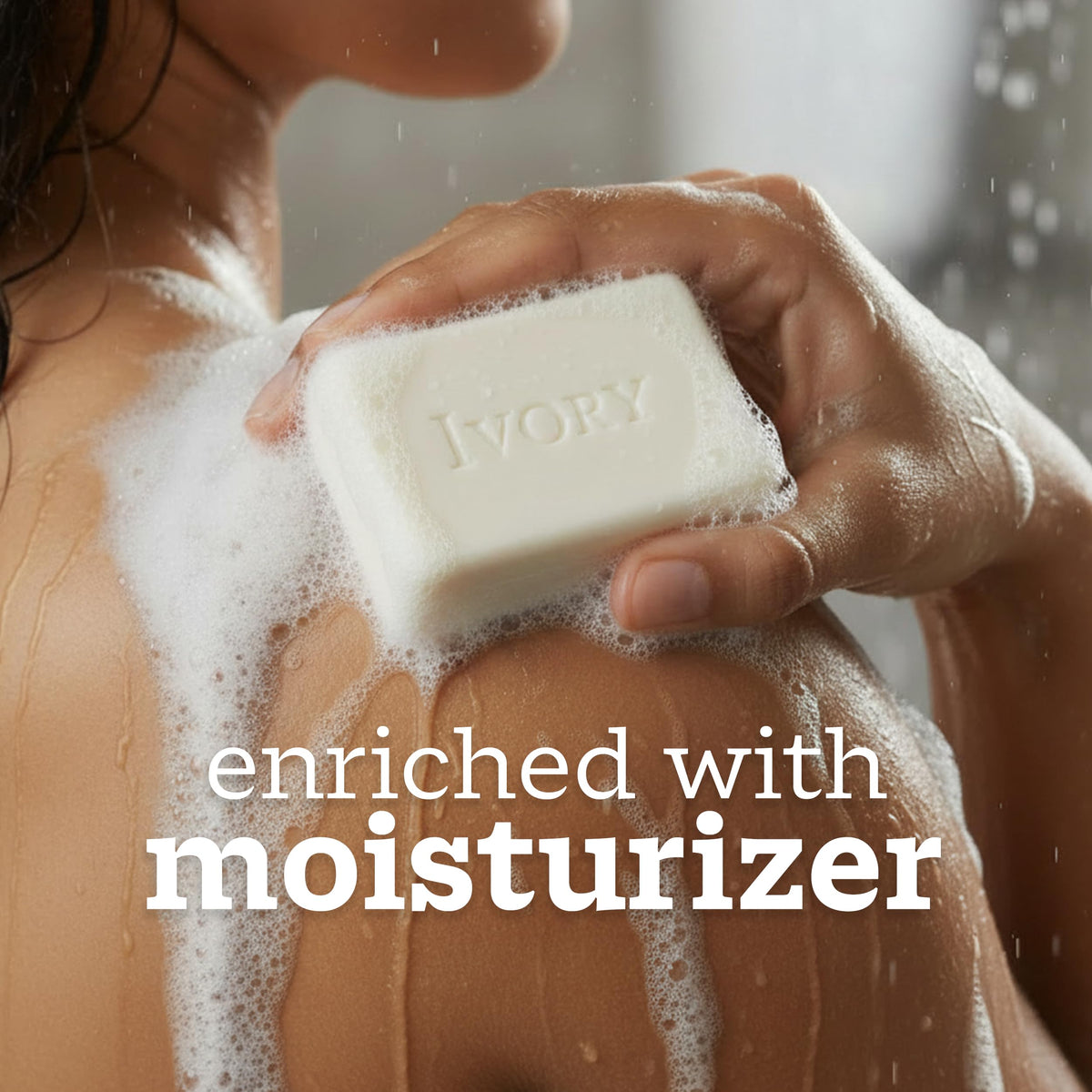 Ivory Gentle Bar Soap on a bathroom sink