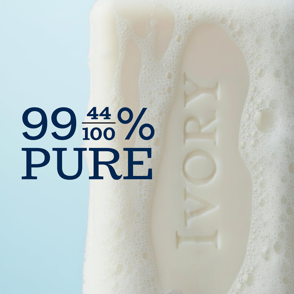 Ivory Gentle Bar Soap with a soft touch demonstration