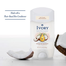 Ivory Gentle Deodorant Coconut Scent application