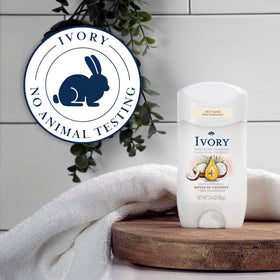 Ivory Gentle Deodorant Coconut Scent packaging
