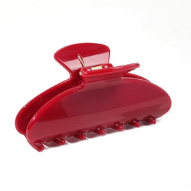 Ivyu Cherry Red Hair Claw Clip front view