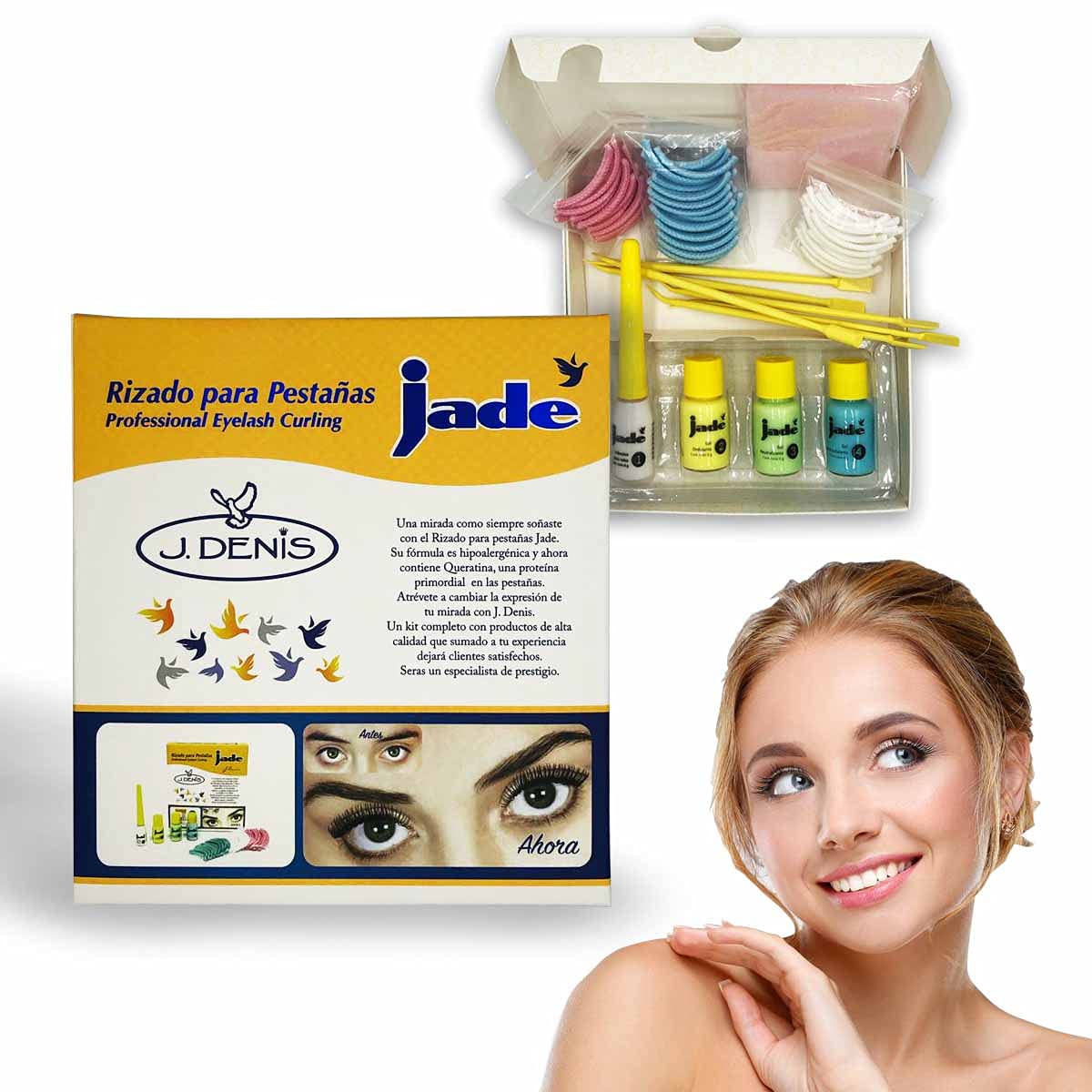 J. Denis Jade Permanent Eyelash Curling Kit front view