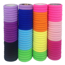 J-MEE Hair Bands 100PCS assorted colours front view