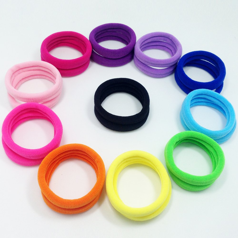 J-MEE Hair Bands displayed in a variety of colours