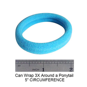 J-MEE Hair Bands in use on thick hair