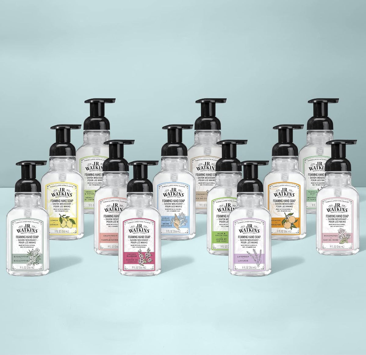 J.R. Watkins Coconut Foam Hand Soap eco-friendly packaging