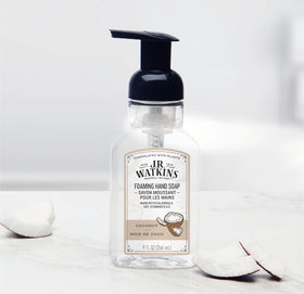 J.R. Watkins Coconut Foam Hand Soap lifestyle scene
