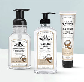 J.R. Watkins Coconut Gel Hand Soap packaging