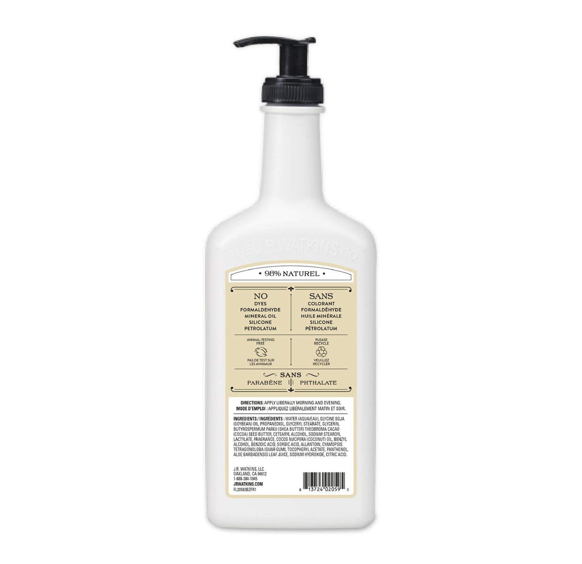 J.R. Watkins Daily Moisturizing Lotion Coconut Milk & Honey lifestyle scene