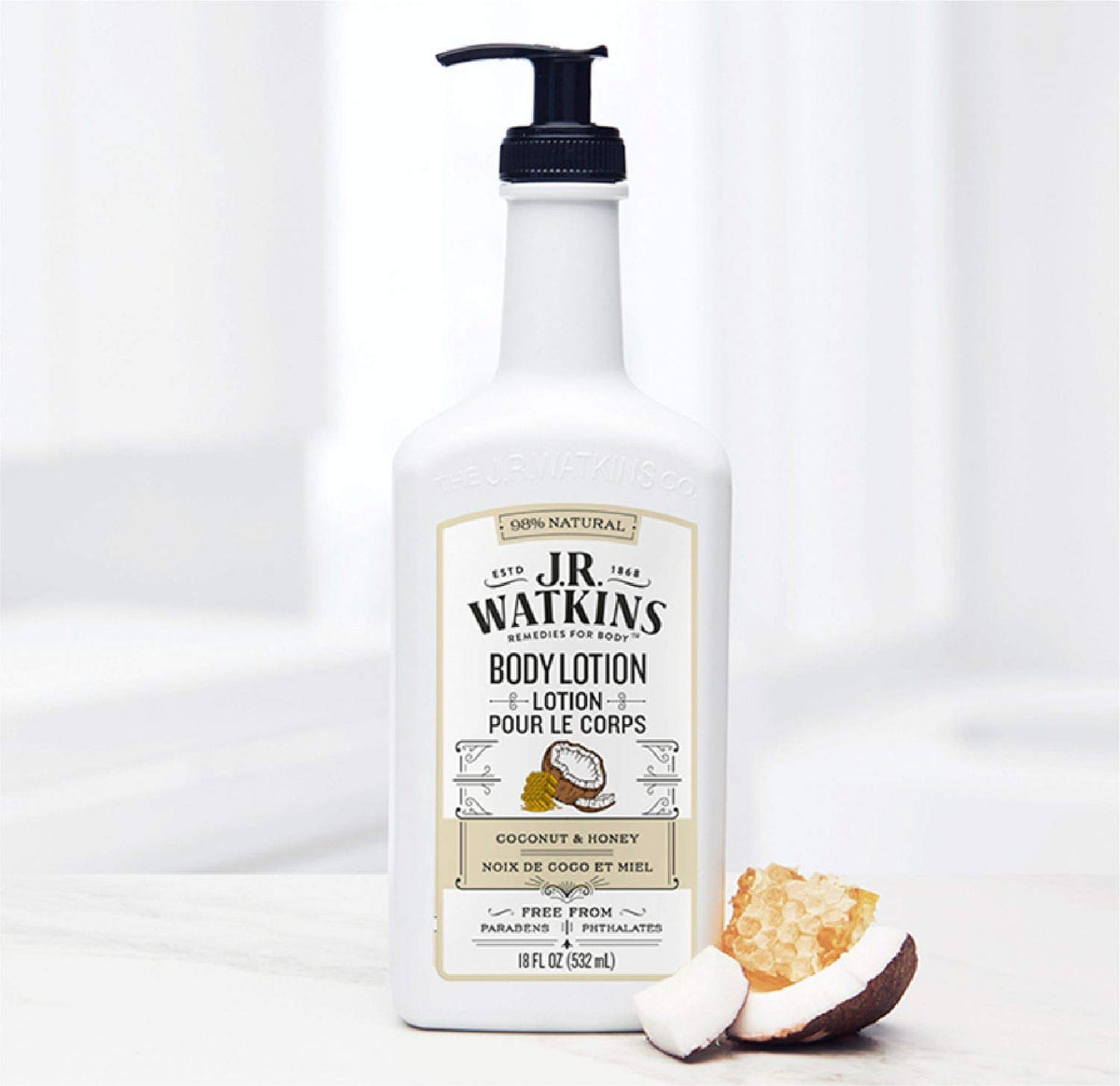 J.R. Watkins Daily Moisturizing Lotion Coconut Milk & Honey texture