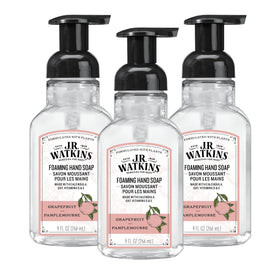 J.R. Watkins Foam Hand Soap 3 Pack Grapefruit front view
