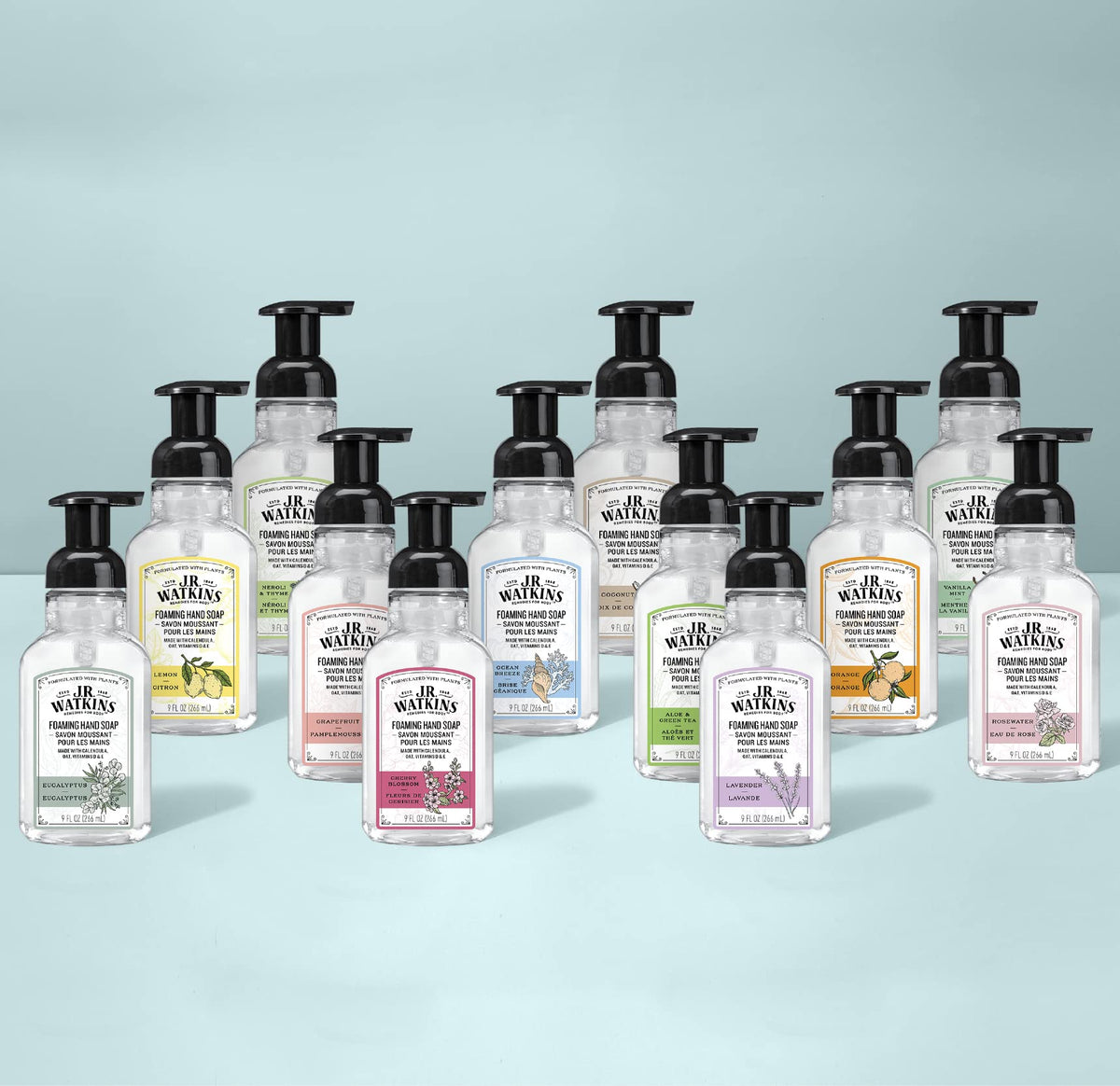 J.R. Watkins Foam Hand Soap 9 fl oz bottle