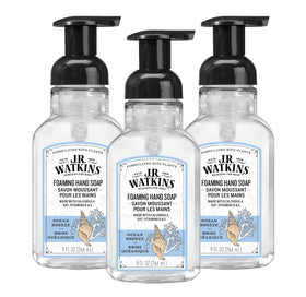 J.R. Watkins Foam Hand Soap Dispenser Ocean Breeze front view