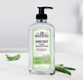 J.R. Watkins Gel Hand Soap 3 Pack Aloe & Green Tea packaging