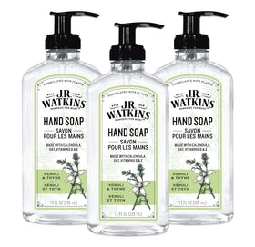 J.R. Watkins Gel Hand Soap 3 Pack Neroli & Thyme front view