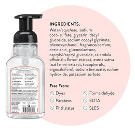 J.R. Watkins Grapefruit Foaming Hand Soap packaging with details
