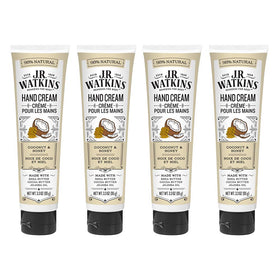 J.R. Watkins Hand Cream Coconut 3.3 oz front view