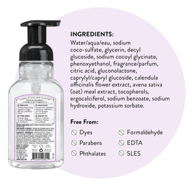 J.R. Watkins Lavender Foam Hand Soap side view