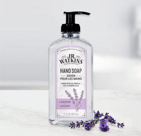 J.R. Watkins Lavender Gel Hand Soap packaging