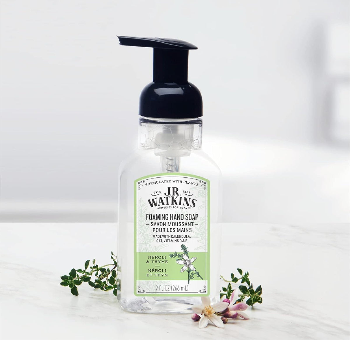 J.R. Watkins Neroli & Thyme scent description