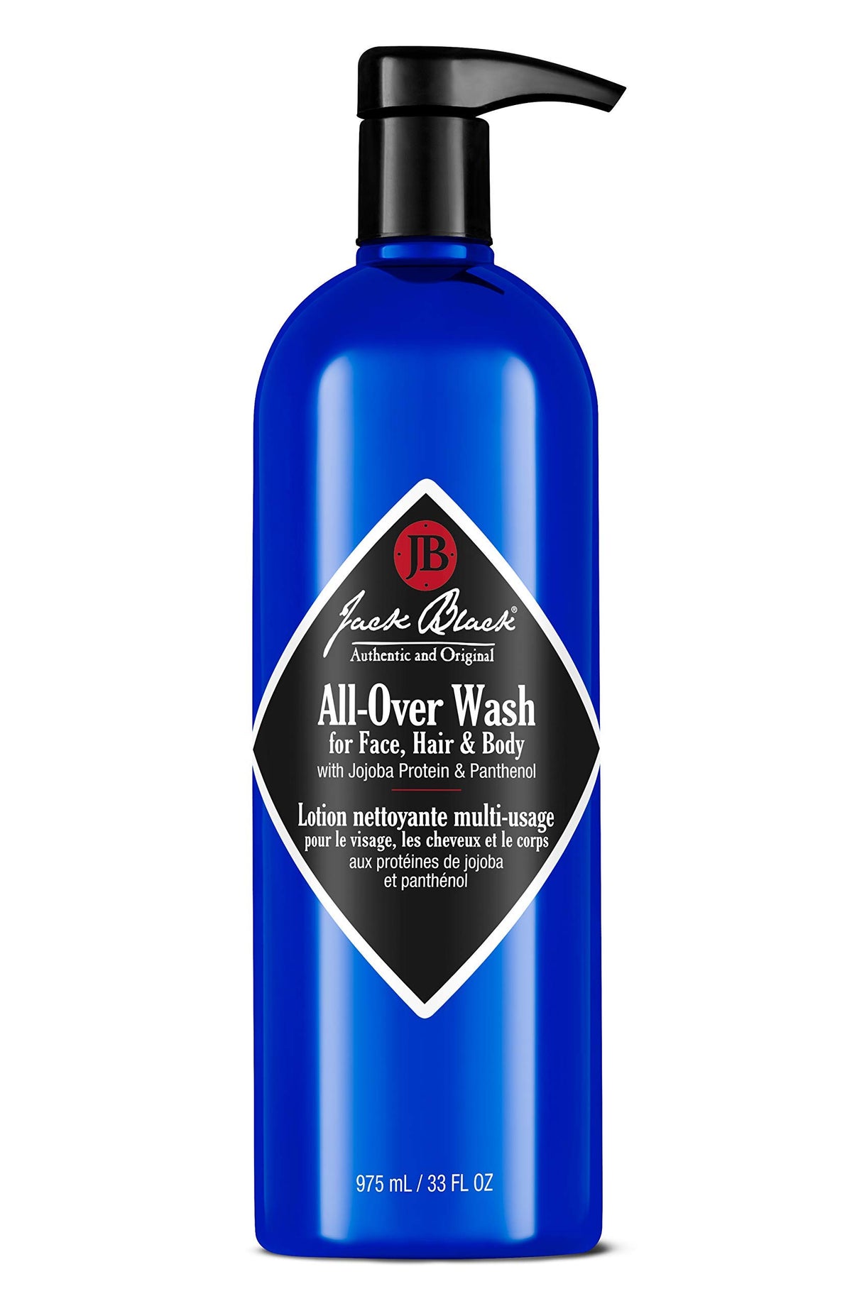 Jack Black All Over Wash front view 33 fl oz bottle